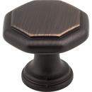 1-3/16 in. Cabinet Knob with Screw in Brushed Oil Rubbed Bronze