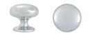 1-1/4 in. Zinc Cabinet Knob in Polished Chrome