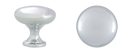 Hardware Resources Polished Chrome Cabinet Knob 