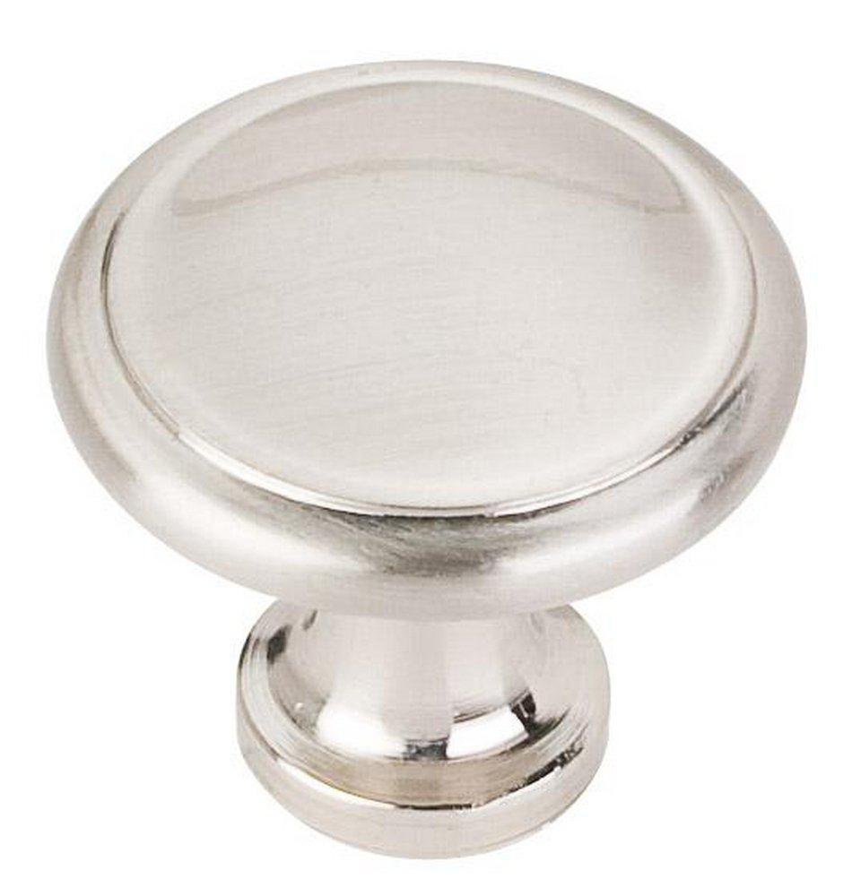 Elements Satin Nickel 1-1/8 in. Cabinet with Screw 