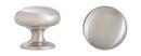 Hardware Resources Satin Nickel 1-1/4 in. Zinc Cabinet Knob 