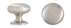 1-1/4 in. Zinc Cabinet Knob in Satin Nickel