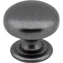 1-1/4 in. Cabinet Knob with Screw in Gun Metal