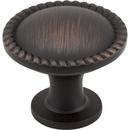 1-1/4 in. Cabinet Knob with Screw in Brushed Oil Rubbed Bronze