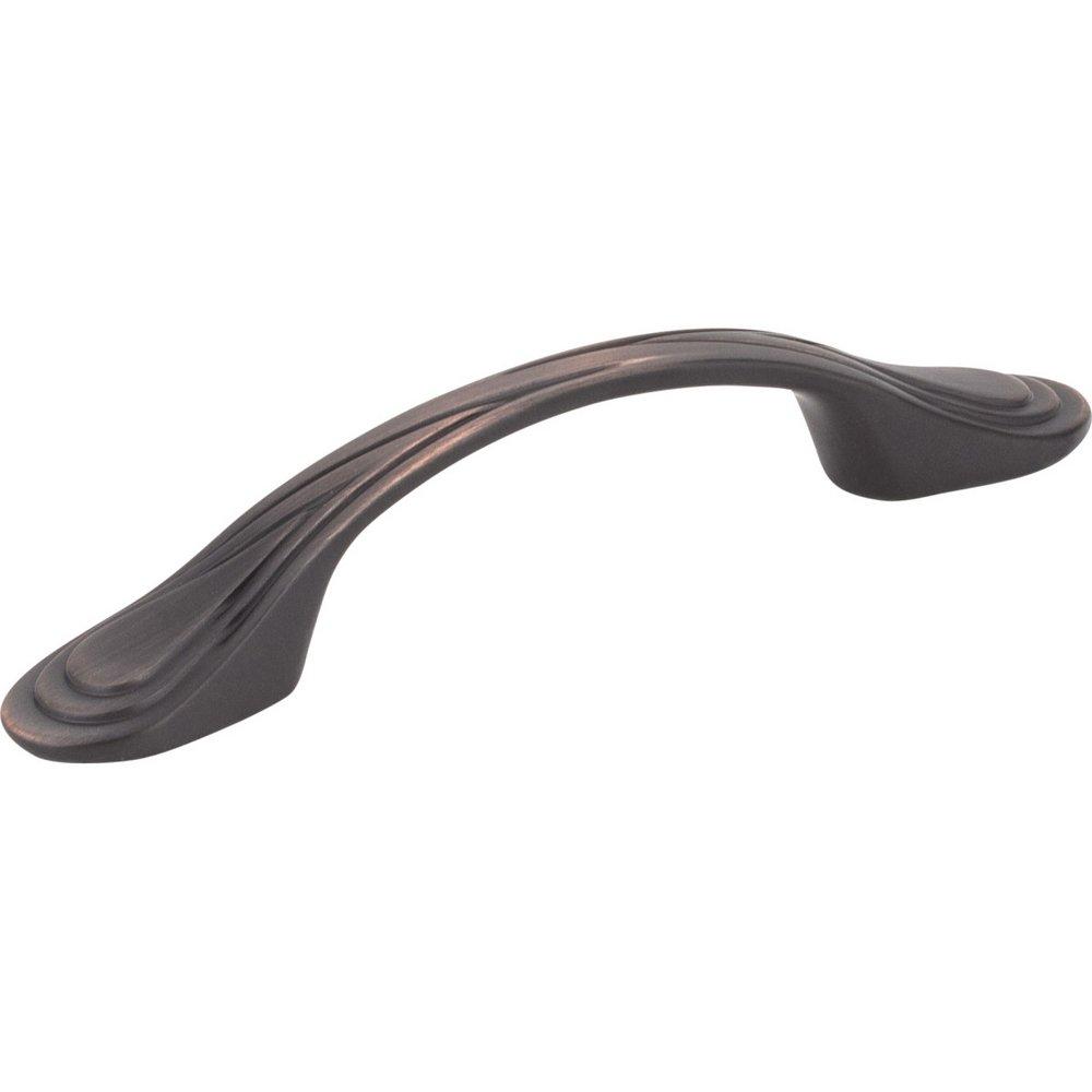 Elements Brushed Oil Rubbed Bronze 5-1/8 in. 3-Hole Cabinet Pull with 2-Screw 
