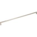 Elements Satin Nickel 457 mm. Square Cabinet Bar Pull with 2-Screw 