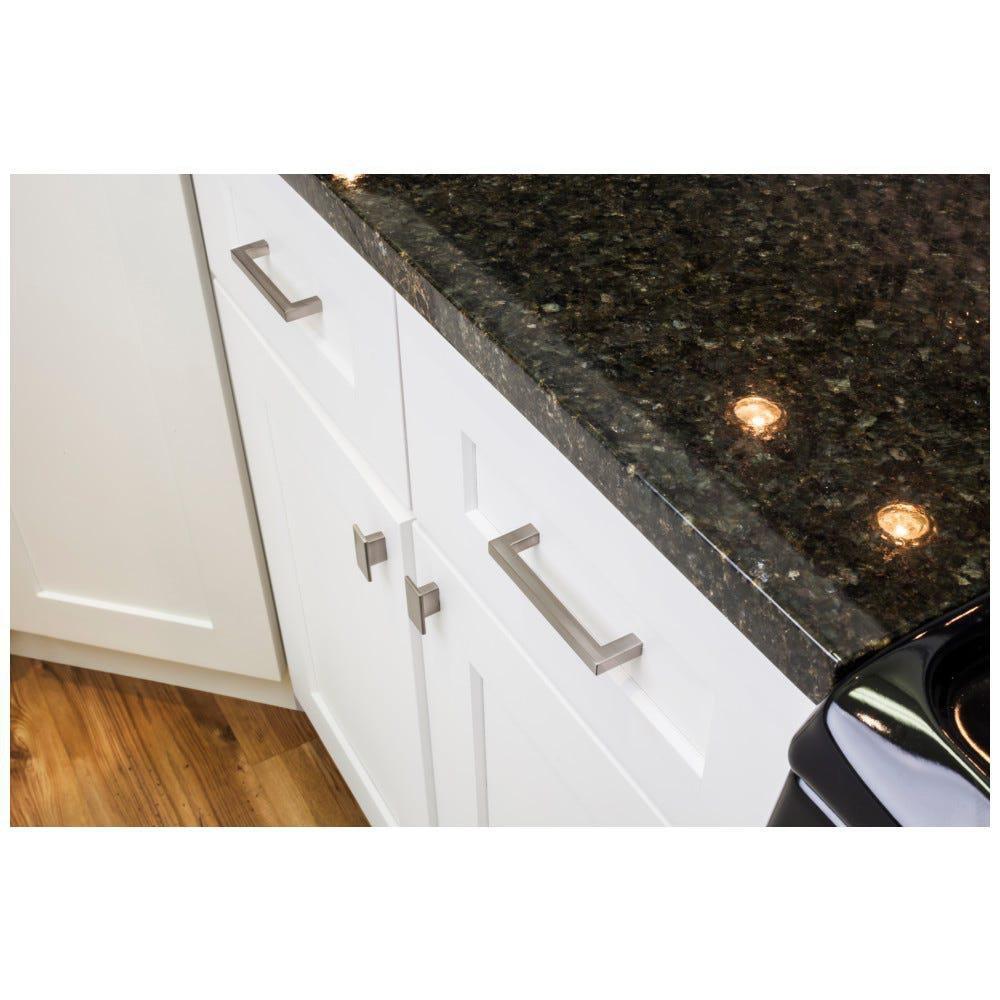 Elements Polished Chrome 4-1/8 in. Cabinet Square Bar Pull 