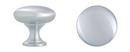 1-3/16 in. Zinc Cabinet Knob in Brushed Chrome