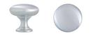 Hardware Resources Brushed Chrome 1-3/16 in. Zinc Cabinet Knob 