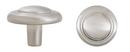 Hardware Resources Satin Nickel 1-1/8 in. Zinc Cabinet Knob 