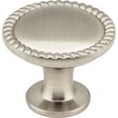 1-1/4 in. Cabinet Knob with Screw in Satin Nickel