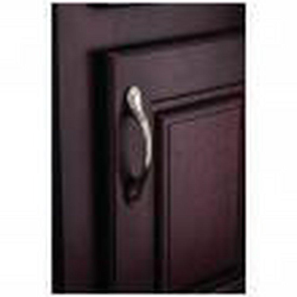 Elements Brushed Pewter 5-1/8 in. 3-Hole Cabinet Pull with 2-Screw 