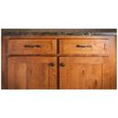 Elements Oil Rubbed Bronze 5-1/2 in. 3-Hole Cabinet Pull with 2-Screw 