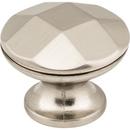 1-1/4 in. Cabinet Knob with Screw in Satin Nickel