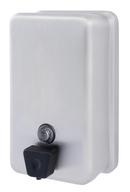 Vertical Mount Soap Dispenser in Satin Stainless Steel