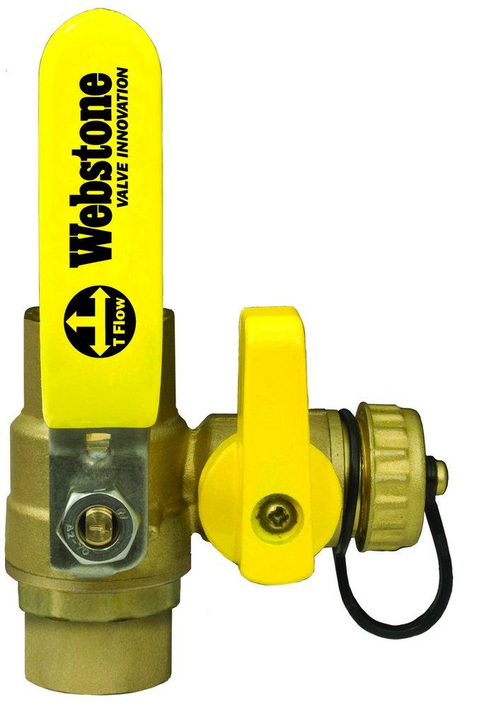 Webstone a brand of NIBCO Forged Brass Full Port Sweat 600# Ball Valve 