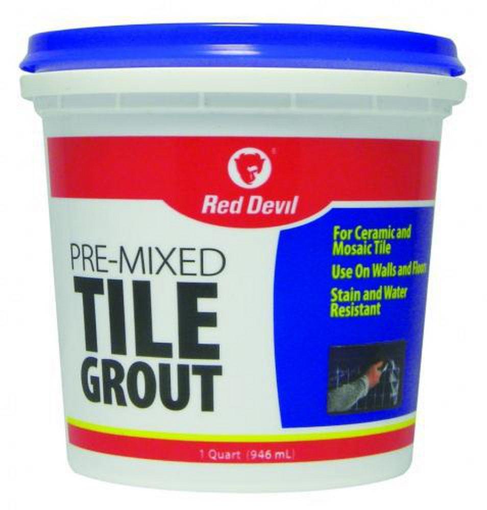 Red Devil White Grout Tile Premix Paste 