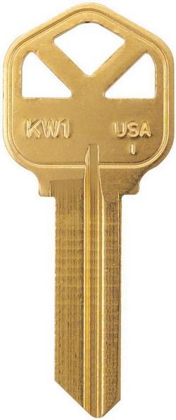 Blank Key in Brass (Box of 50)