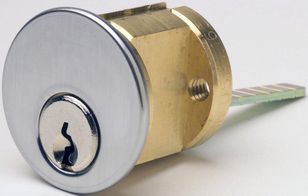 Kaba Ilco Satin Chrome Conventional Rim Cylinder 