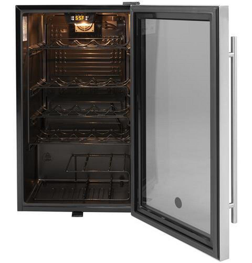 GE&reg; Stainless Steel 18-7/8 in. 4.1 cu. ft. Wine Cooler 