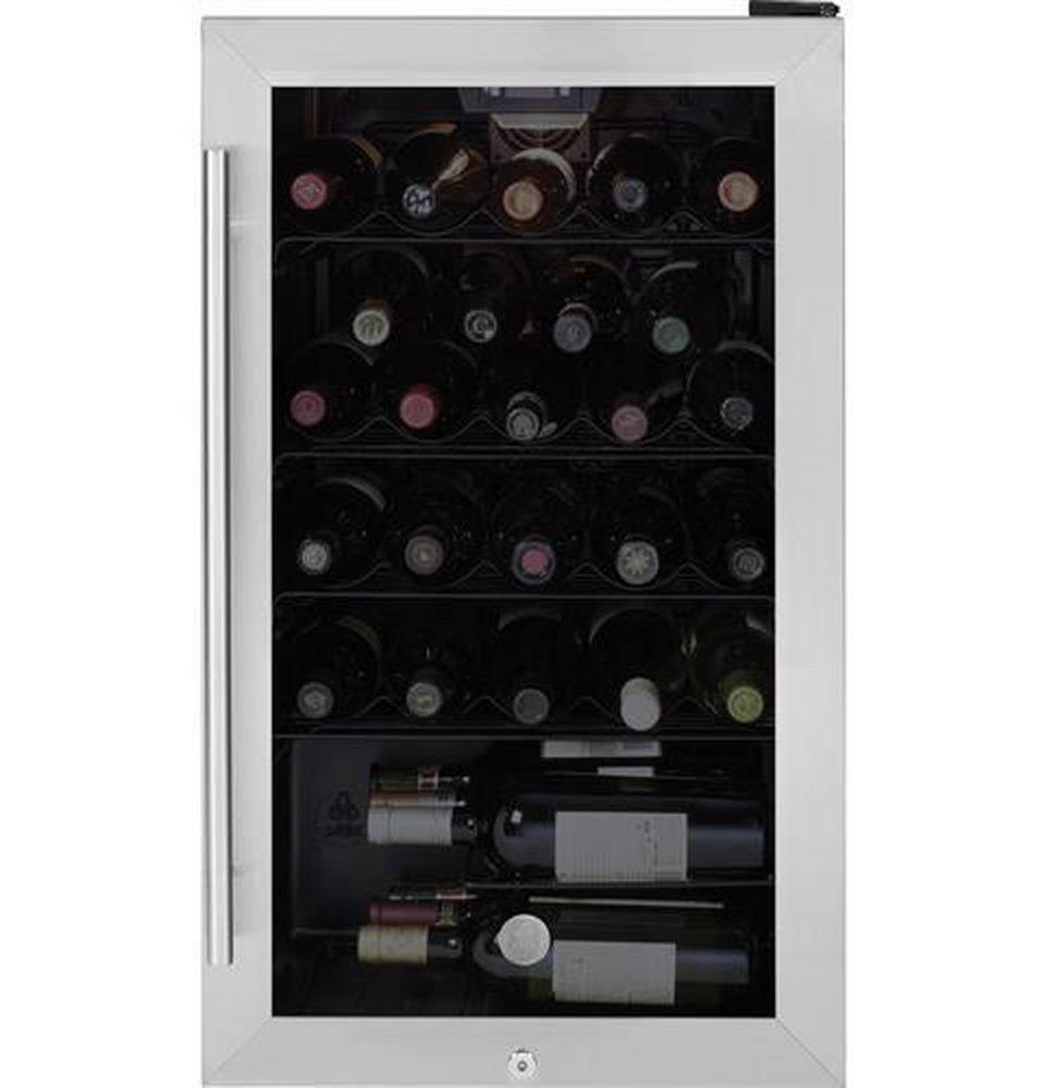 GE&reg; Stainless Steel 18-7/8 in. 4.1 cu. ft. Wine Cooler 
