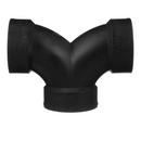 Black ABS DWV Double 90&deg; Elbow 