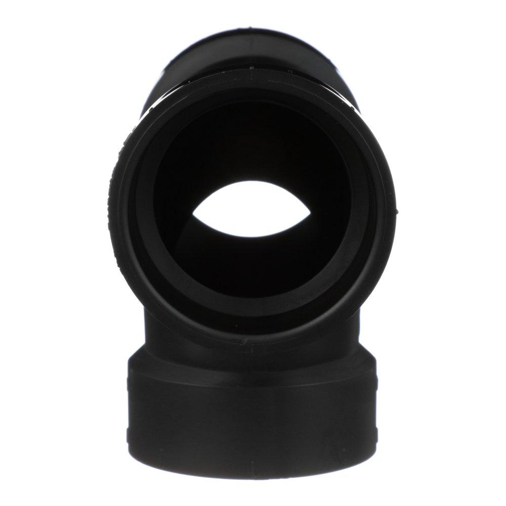 Black ABS DWV Double 90&deg; Elbow 