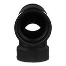 Black ABS DWV Double 90&deg; Elbow 