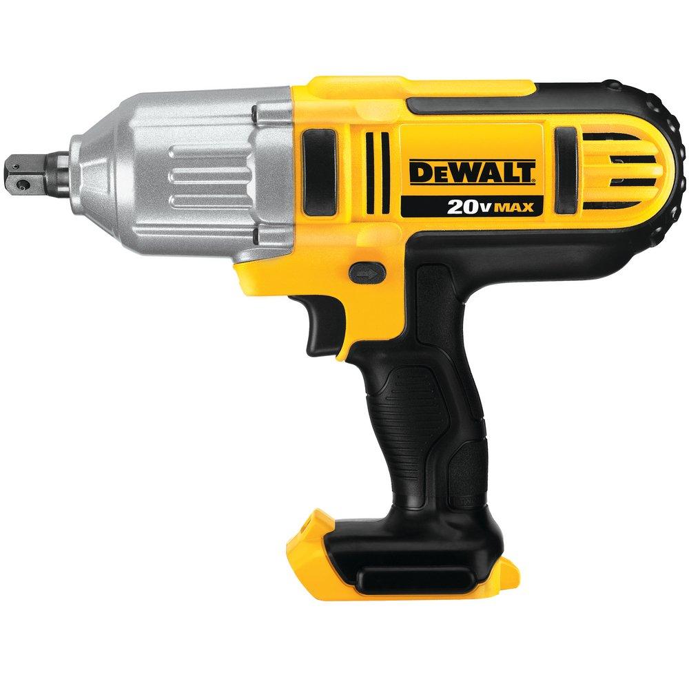 DEWALT Black/Silver/Yellow High Torque Impact Wrench Tool with Detent Pin 