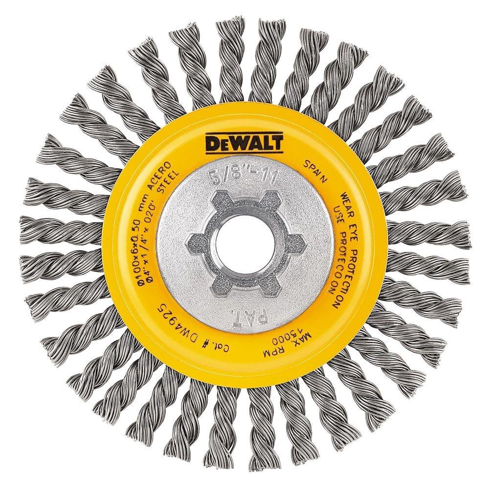 DEWALT Yellow 4 in. Wire Wheel 