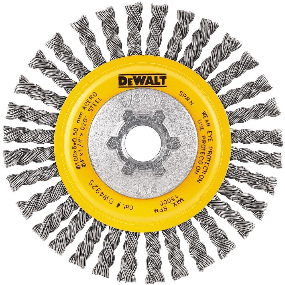 DEWALT Yellow 4 in. Wire Wheel 