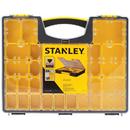 Stanley Clear 16-9/50 x 13-7/50 in. Tool Organizer in Clear, Black and Yellow 
