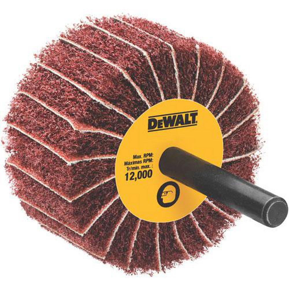 DEWALT 2 X 1 X 1/4 150 GRIT FINISHING FLAP WHEEL 