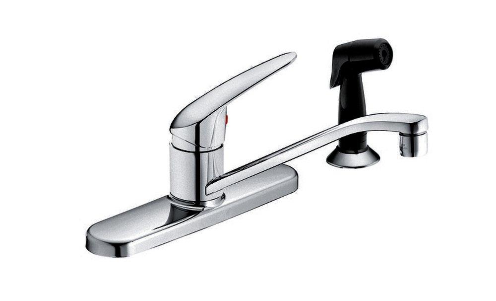 Cleveland Faucet Group Chrome Single Handle Lever Deck Mount Service Faucet 