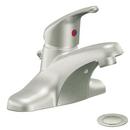 Single Handle Centerset Bathroom Sink Faucet in Brushed Nickel