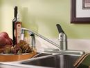 Cleveland Faucet Group Stainless Single Handle Lever Deck Mount Service Faucet 