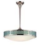 28-1/2 in. 4.8W 5-Light LED Pendant Light in Polished Nickel