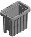 Carson Industries Black Plastic Meter Box Body 