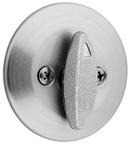 Kwikset Satin Chrome 2-1/2 in. One Sided Deadbolt 