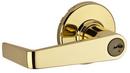 Entry Door Lock in Polished Brass