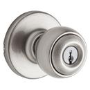 Kwikset Satin Nickel 2-5/8 in. Entry Knob 