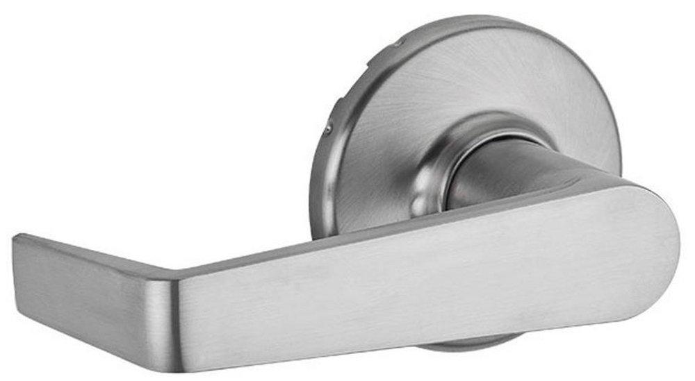 Kwikset Satin Chrome Door Lock in Brushed Chrome 