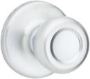 6-Way Latch Passage Door Knob in Satin Chrome