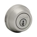 Kwikset Brushed Chrome Single Cylinder Deadbolt 