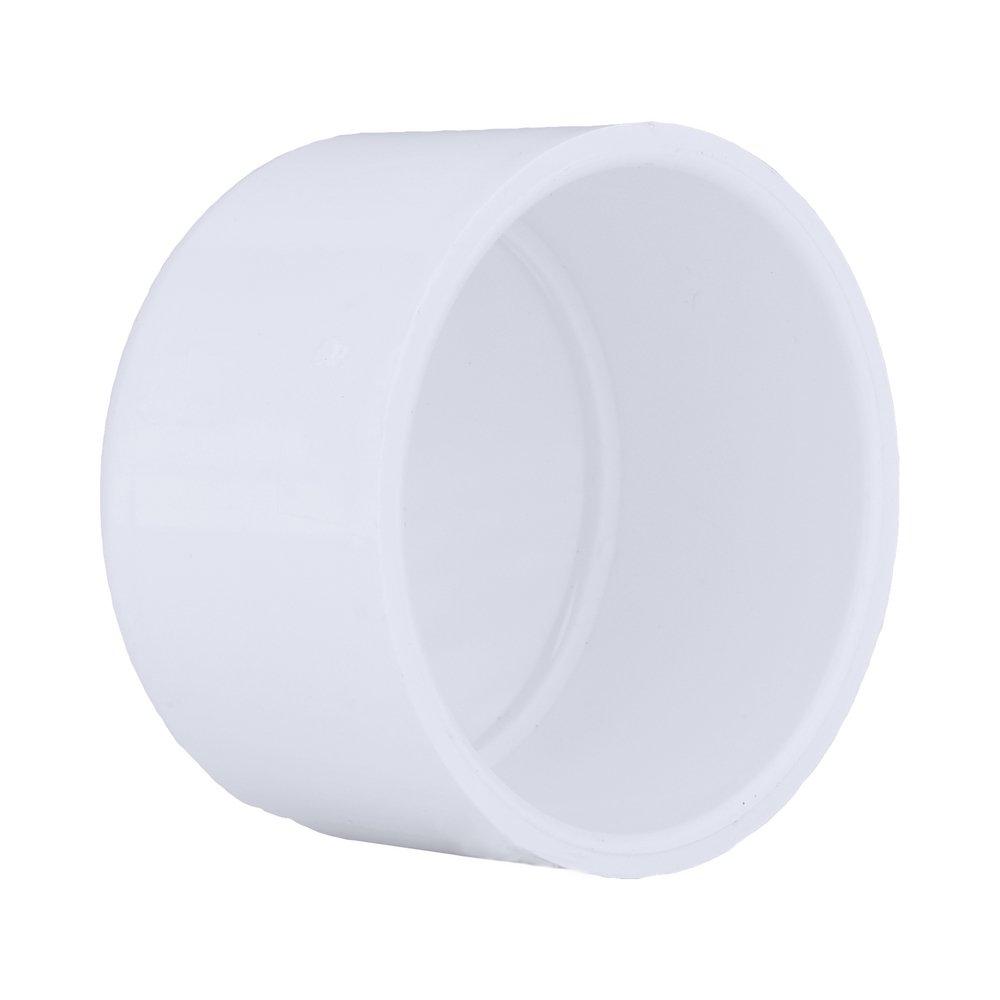 White PVC Schedule 40 Cap 