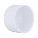 White PVC Schedule 40 Cap 