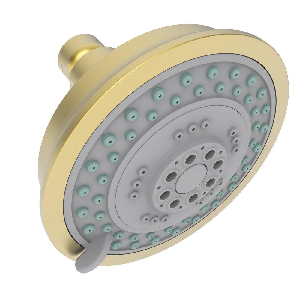 Newport Brass Satin Brass - PVD Multi Function Spray, Rain and Massage Showerhead 