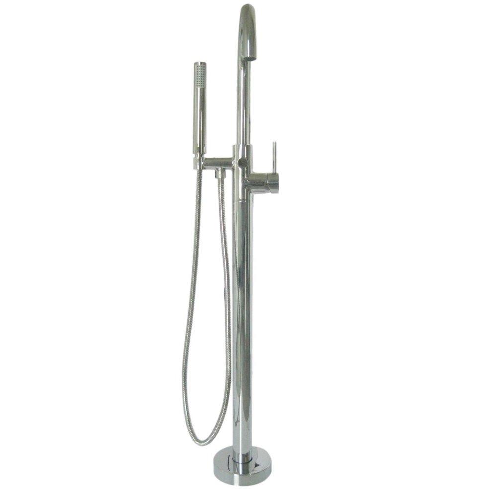 Newport Brass Satin Nickel - PVD Single Lever Handle Floor Mount Filler Trim Only 