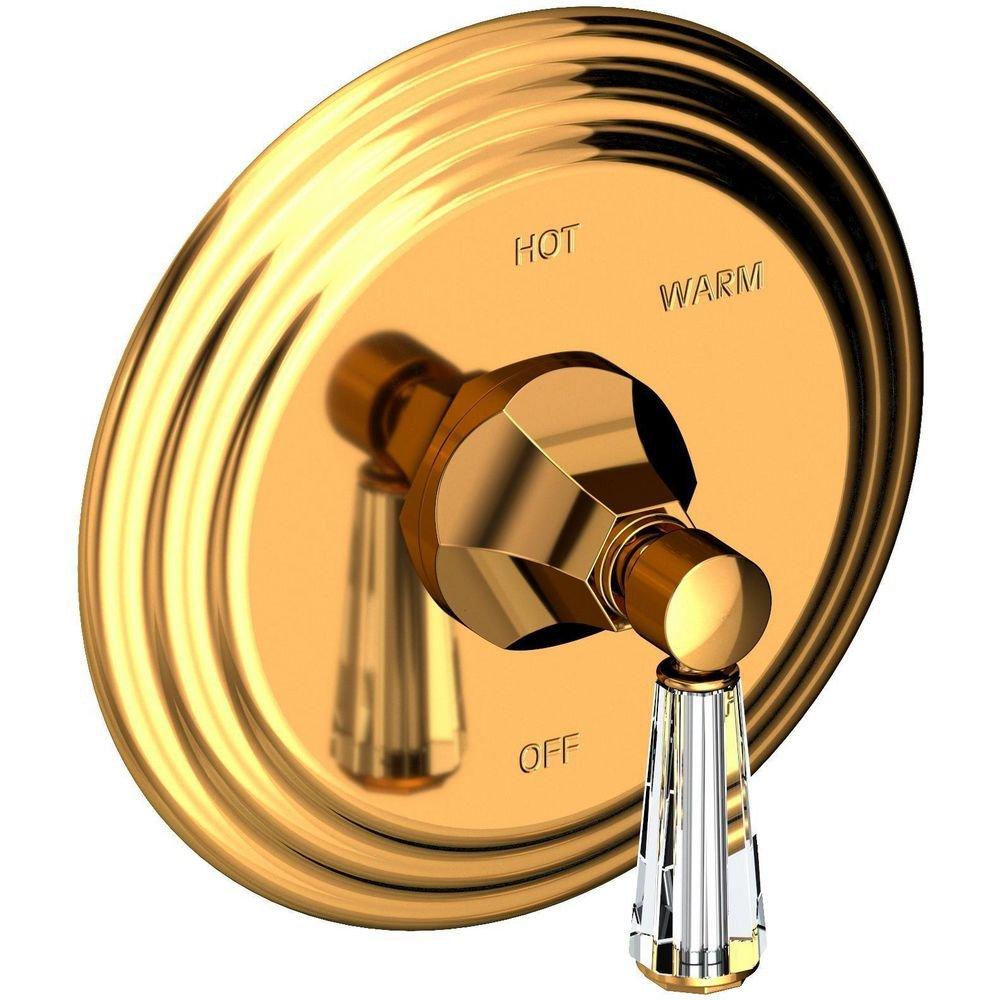 Newport Brass Polished Gold - PVD Single Handle Bathtub & Shower Faucet (Trim Only) 