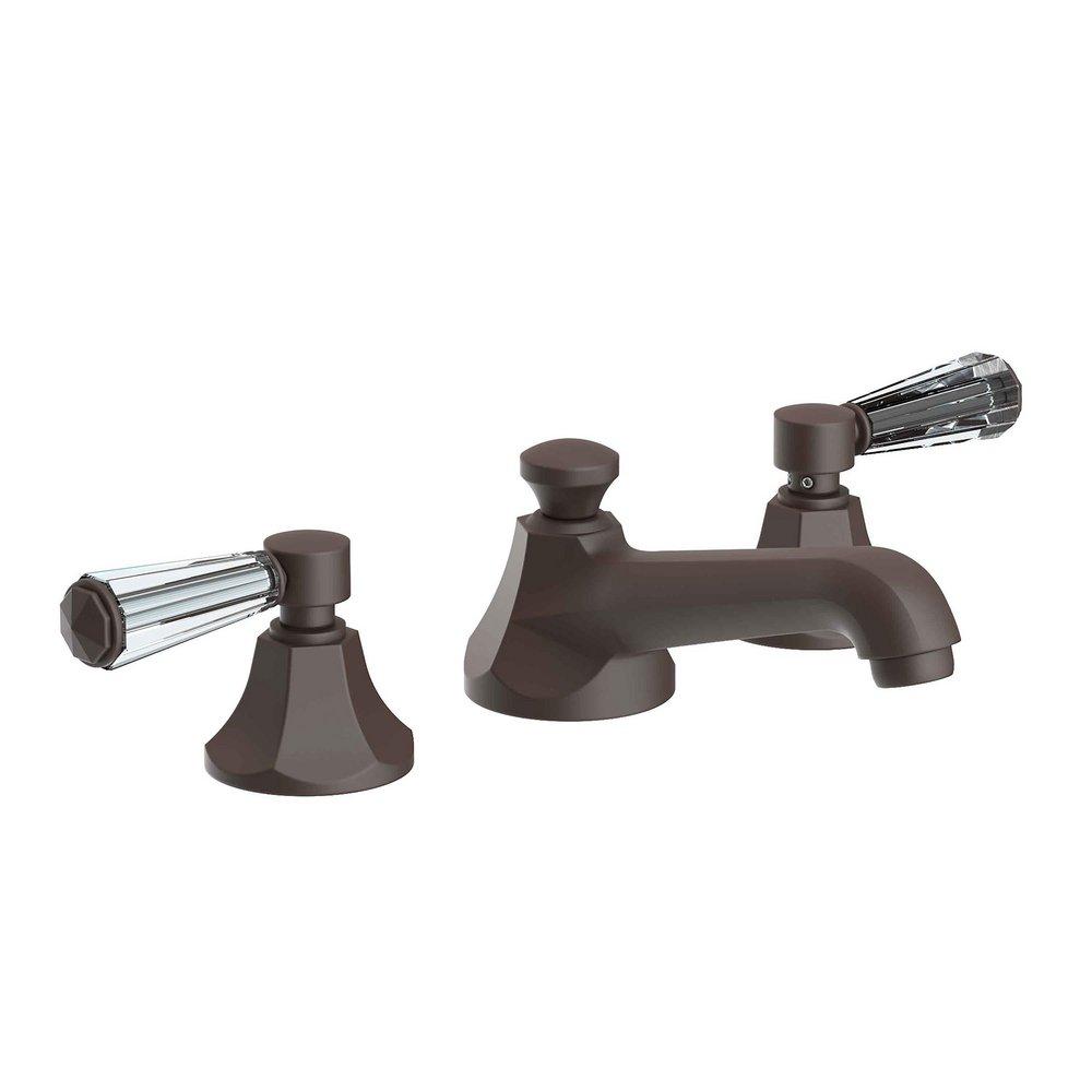 Newport Brass Oil Rubbed Bronze Two Handle Widespread Bathroom Sink Faucet Lever Handle 